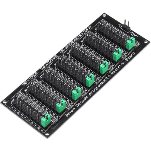 200V 1R-9999999R 1% 1/2 Watt Seven Decade Programmable Adjustable SMD Resistor Slide Resistor Board Step Module