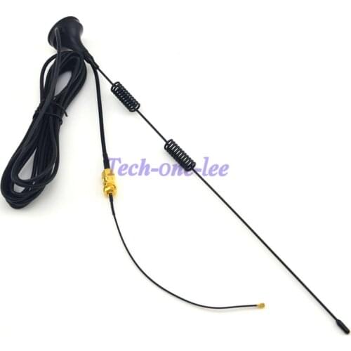 10 piece 4G 5dbi LTE Antenna lte Aerial 698-960/1700-2700Mhz magnetic base RF SMA RG174 3M +15cm SMA female to IPX 1.13 cable