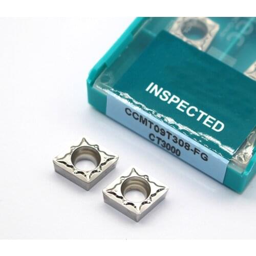 CCMT09T308 FG CT3000 External Turning Tools Cermet Grade Carbide insert Lathe cutter Tool Tokarnyy turning insert