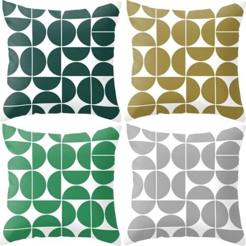 Nordic Style Cushion Cover Geometric Pattern Pillow Case Home Sofa Pillows Cover Home Decoration Accessories 45*45cm