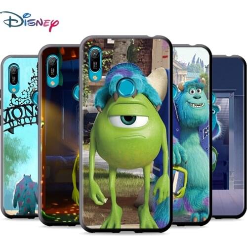 Black Soft Monsters University For Huawei P Smart 2021 2020 Z S Mate 40 RS 30 20 20X 10 Pro Plus Lite 2019 Phone Case