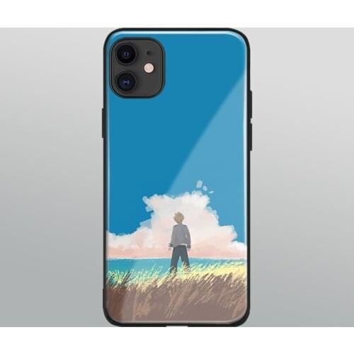 Katsuki Bakugo anime Tempered Glass Soft Silicone For iPhone SE 6s 7 8 Plus X XR XS 11 Pro Max Phone Case Cover Shell