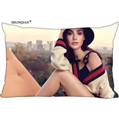 Hot Sale Gal Gadot Pillowcase Custom Zippered Rectangle Pillow Cover Cases Size 50x75cm (Two sides) 1pcs custom More Size