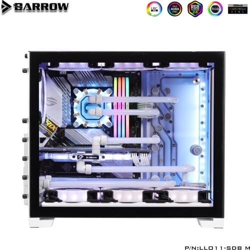 Barrow LLO11-SDB M PC water cooling water way plate for Lianli O11 MINI case guide waterway plate Aurora
