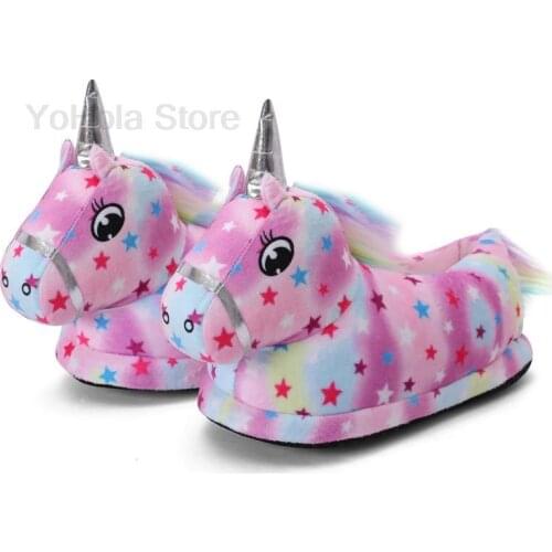 Unicorn Summer Childrens Slippers Rainbow Shoes for Kids Toddler Baby Fashion Star Cartoon Cute Flat Heels Girls Slippers