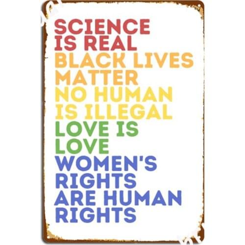 Lgbt Human Rights Metal Signs Club create Cave pub Wall Decor Tin sign Posters