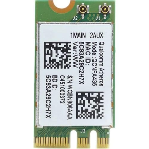 HOT-Wireless Adapter Card for Qualcomm Atheros QCA9377 QCNFA435 802.11AC 2.4G/5G NGFF WIFI CARD Bluetooth 4.1