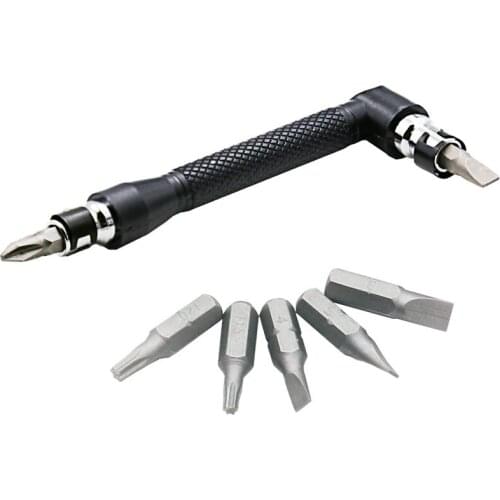 1/4 inch Mini L Shaped Double Ended Hexagon Screw Wrench Two Heads For Hexagon Extension Routine Screwdriver Bits Hand Tool