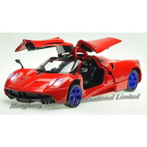 1:32 Scale Alloy Metal Diecast Car Model For Pagani Huayra Collection Model Pull Back Toys Racing Car With Sound&Light