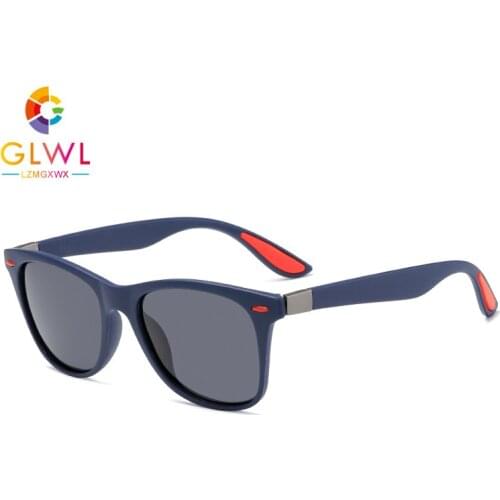 Glasses Men Retro Sunglasses Polarized Lenses Male Eyeglass Designer Brand Square Mirror For Young Adults Safe Goggles 2021 New