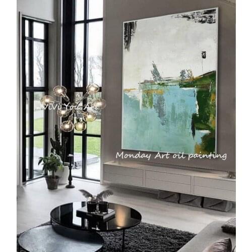 Pure Original Handpainted Thick Textured Abstract Oil Painting on Canvas wall Art Abstract Gold Oil Painting for home decoration