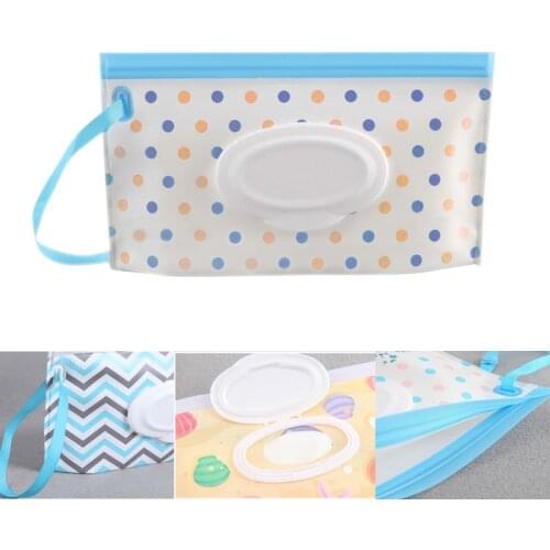 New Portable Baby Wipes Box Eco-Friendly Reusable Organizer Anti Dust Storage Box For Baby Kids Clamshell Snap Wipe Container