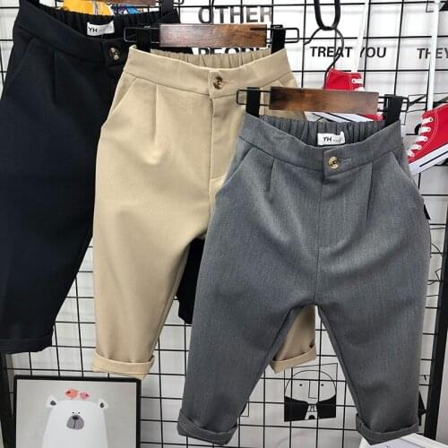 Boys Pants Childrens Clothing 2019 Autumn New Kids Casual Sport Pants Toddler Trousers Baby Solid Harem Pants Boys Tracksuit