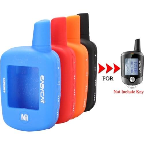 Kutery Silicone Rubber Key Cover Case For Easycar E772AS E9 Security LCD Alarm System Display Remote Protecor 5Buttons