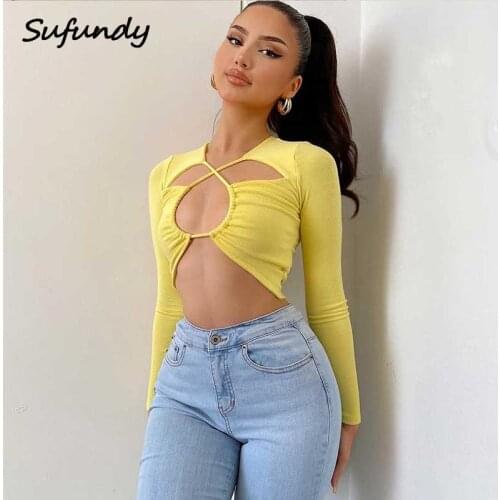 Sufundy Women's Cropped T-shirts