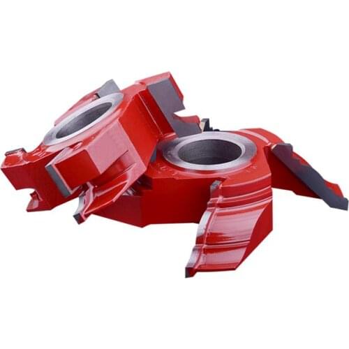 Carbide shaper cutter head woodworking planer blades spiral round bar knife solid wood moulding cutter head four-sided planing