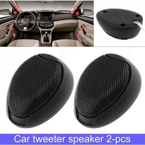 Universal Car Stereo Speakers Audio 1000W Dome Tweeters Super Power Loud Black