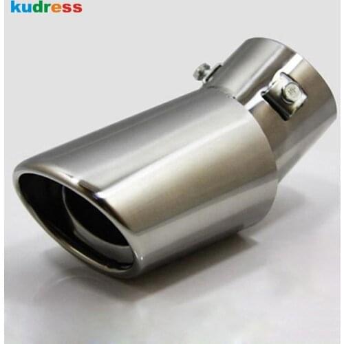 Rear Exhaust Tail Pipe Cover Trim For Nissan Versa 2005-2011 Hatchback Stainless Steel Muffler Silencer Car Styling Accessories