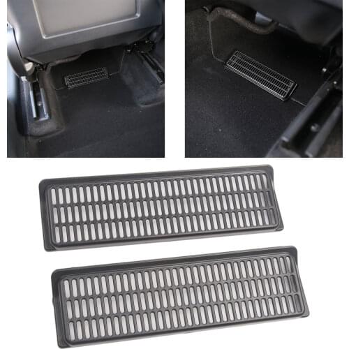 Car Under Seat Air Outlet Vent Protective Cover Anti-blocking Dust Cover Grille Protector Trim For Tesla Model Y Accessories New