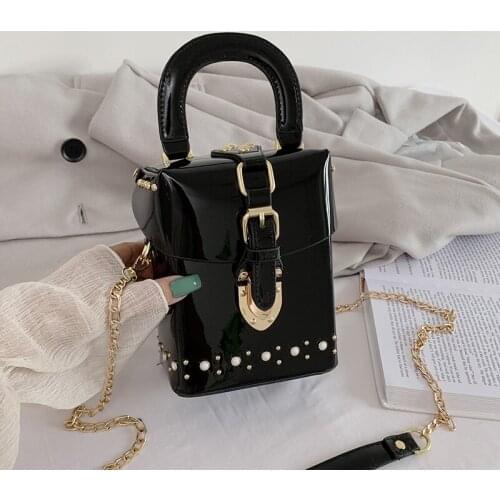 Box womens handbag quality leather ladies Messenger bag waterproof female shoulder bag universal girl party bag 2019 new bags