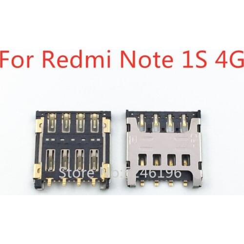 2-10pcs For Xiaomi Redmi Note 1S 4G SIM Card Reader Holder Connector Slot Replacement Repair Parts
