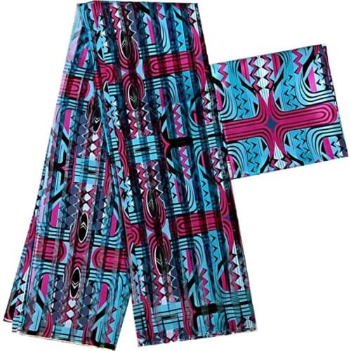 2019 High quality african fabric digital printed satin silk fabric for dress Organza silk fabric