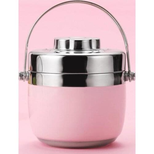 2021 Japanese Thermal Lunch Box for Kids Picnic Camping Portable Stainless Steel Bento Box Fruits Food Container Storage