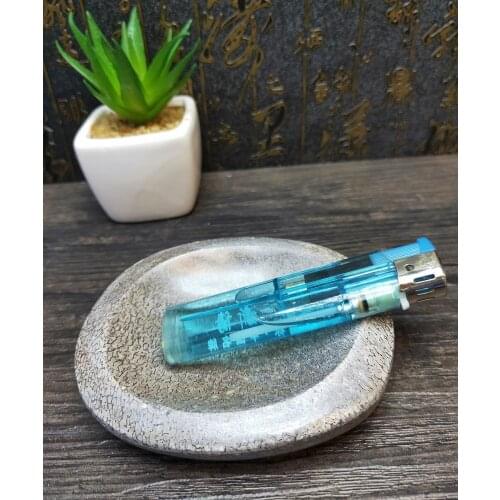 280g Quartz crystal ashtray Dinosaur Bones mineral ashtray fossil Gemstone tobacco jar healing