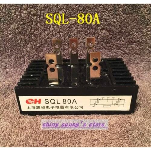 1Pieces SQL80A 3-Phase Diode Bridge Rectifier 80A 1200V Brand New