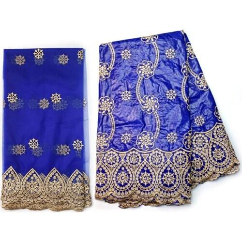 African Bazin Riche Fabric With Brode 2021 Latest Fashion Cotton Dry Embroidery Basin lace Fabric Guinea Brocade Fabrics 7Yards