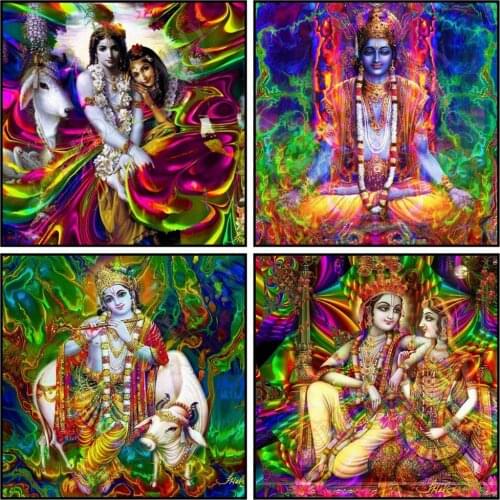 Diamond Painting Plein Hindu Religion Picture of Rhinestones Full Square/Round Diamond Mosaic Art & Crafts Diamond Embroidery