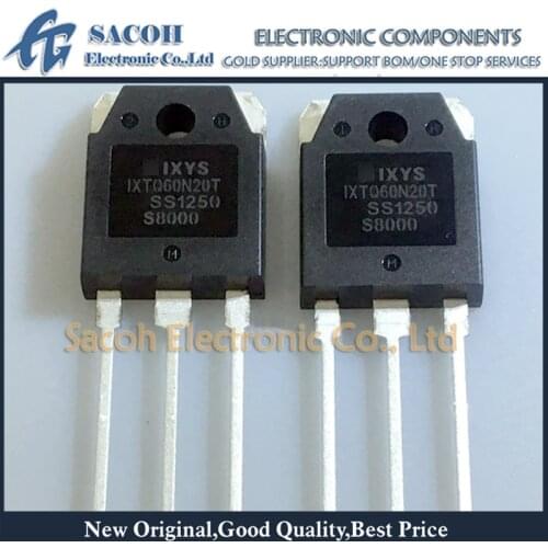 Free Shipping 10Pcs IXTQ60N20T IXTQ60N20L2 or IXTQ60N10T or IXTQ62N15P TO-3P 60A 200V N-ch MOSFET