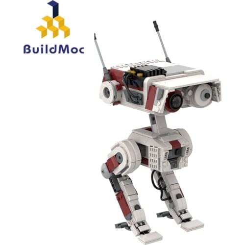 Buildmoc Star Space Technical Fallen Order BD-1 Figures Companion Droid Friends Intelligent Robot Building Blocks Creative Toys