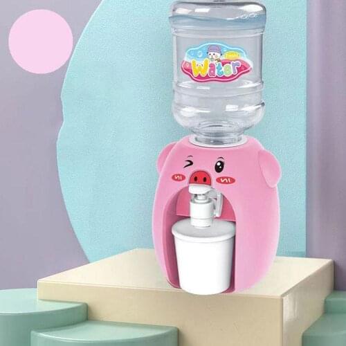 Childrens Mini Fun Water Dispenser Toy Play House Kitchen Simulation Little Cute Pig And Little Yellow Duck Water Dispenser
