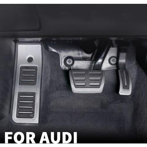 For Audi A3 8V S3 RS3 A4 B8 A6 A7 A8 S4 RS4 A5 S5 RS5 8T Q2 Q3 Q5 Q7 SQ5 8R 2020Car Fuel Accelerator Gas Pedal Brake Pedal Cover