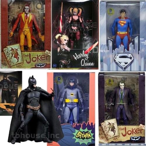 Neca Quinn Joker Action Figure Cartoon Alliance of injustice Collectable Model Toys Doll Gift