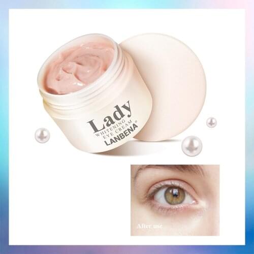 LANBENA Whitening Eye Cream Eye Serum Dark Circle Anti-Aging Eye Patch Repair Ageless Lifting Firming Anti-Puffiness Skin Care