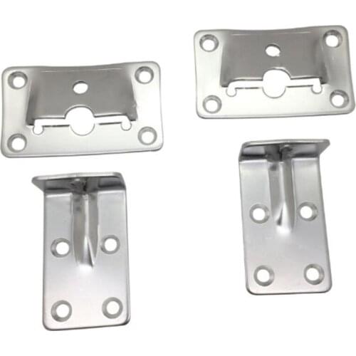 2 Set Marine Grade Stainless Steel Table Bracket Set Removable Multiple Usage for House Boat Marine Accessories Hardware