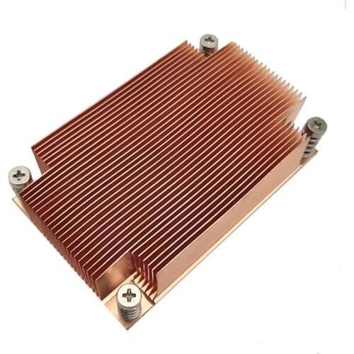 New Copper CPU Cooler LGA2011 Narrow Passive heatsink for 1U server