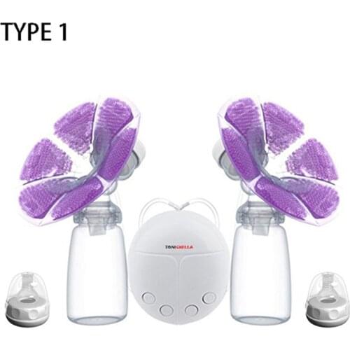 Single/Double Electric Breast Pump With Milk Bottle Infant USB BPA free Powerful Breast Pumps Baby Breast Feeding NTY0096