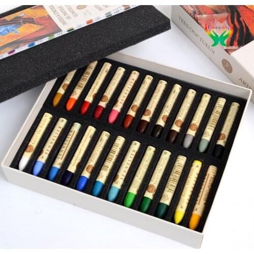 Sennelier Pastel Stick, Oil Pastel Stick,6/12/24/48/72 Color Pastel Stick, Solid Pastel Pen, For Children Painting, Art Supplies