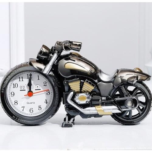 Daily Necessities Alarm Clock Motorcycle Alarm Clock Fashion Personality Creative Alarm Clock Student Bedside Clock