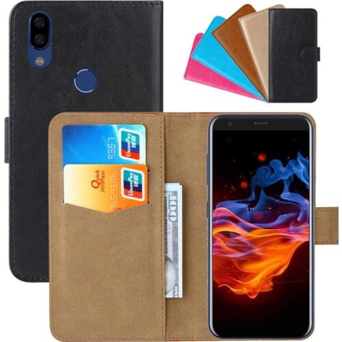 Luxury Wallet Case For iLA R1 PU Leather Retro Flip Cover Magnetic Fashion Cases Strap