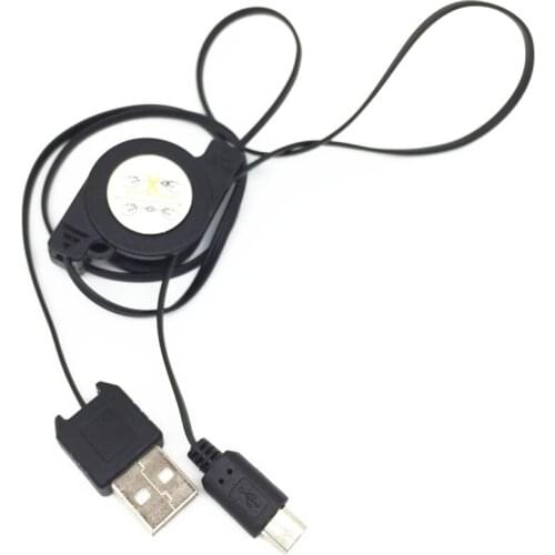 Retractable Micro USB Data Sync Charger Cable for Htc A3333 G8 Wildfire T5555 Hd Mini A3360 Wildfire A3360 T8686 7 Trophy D610T