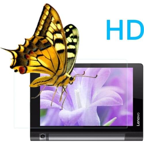 High Quality HD lcd screen protector film For Lenovo YOGA TAB 3 8.0" Clear glossy front screen protective films with clean cloth
