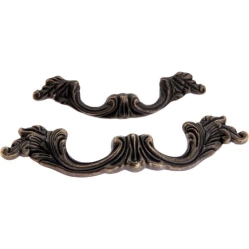 1PC Antique Furniture Handle Vintage Cabinet Knobs and Handles Wardrobe Cupboard Drawer Kitchen Pull Knob Furniture Hardware
