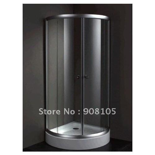 2016 hot sales promotion simple shower door 6mm toughened glass shower room antique shower enclosure with acrylic base