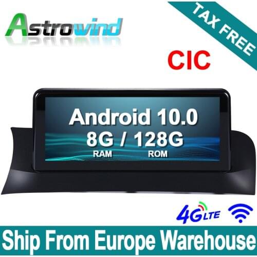 10.25 inch 8 Core Android 10.0 Auto Player GPS Navigation System Media Stereo For BMW X3 F25 for BMW X4 F26 with CIC System