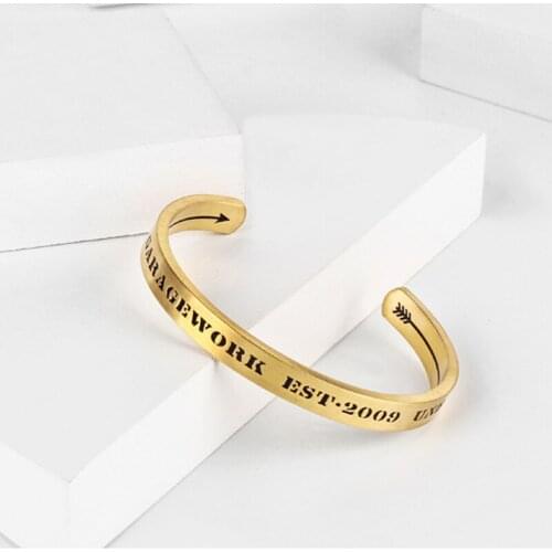 BC BeiChong Engraved Bracelets