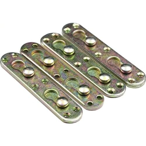 Free shipping furniture hinge Thickened Cold Rolled Steel bed fitting invisible bed hinge furniture hardware bed parts household